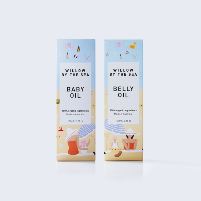 Willow By The Sea Organic Massage Oils Set for Mum & Baby
