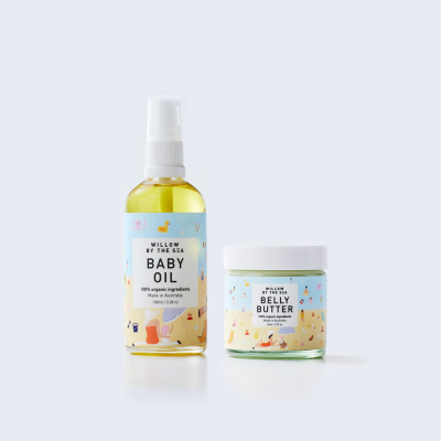 Willow By The Sea Grow Together Organic Skin Care Set for Mum & Baby